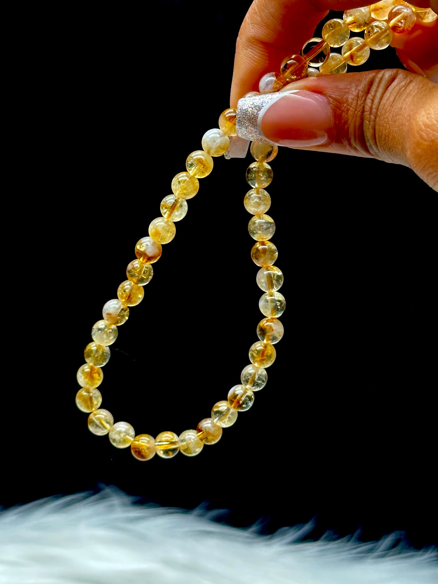 Natural Citrine Crystal Necklace – Raw Gemstone Pendant for Abundance & Positivity | Handmade Jewelry