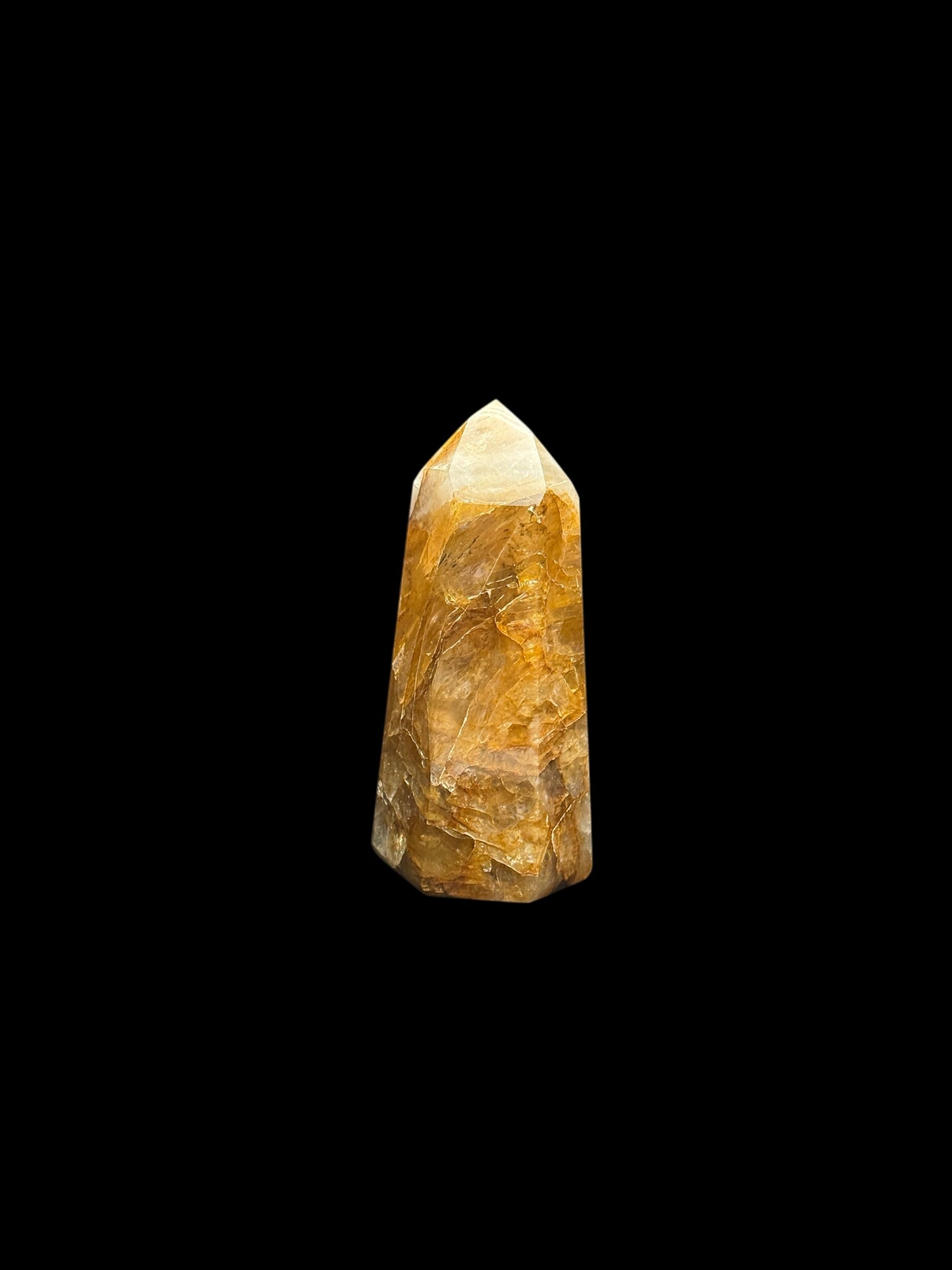 Large Golden Healer Quartz Point Tower – 6.4 Inches Tall, 784 Grams