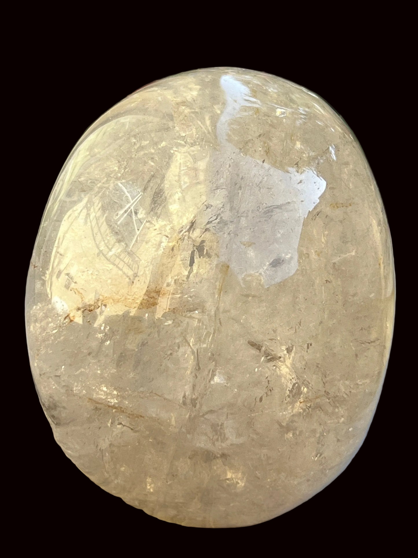 Beautiful high quality clear quartz skull
