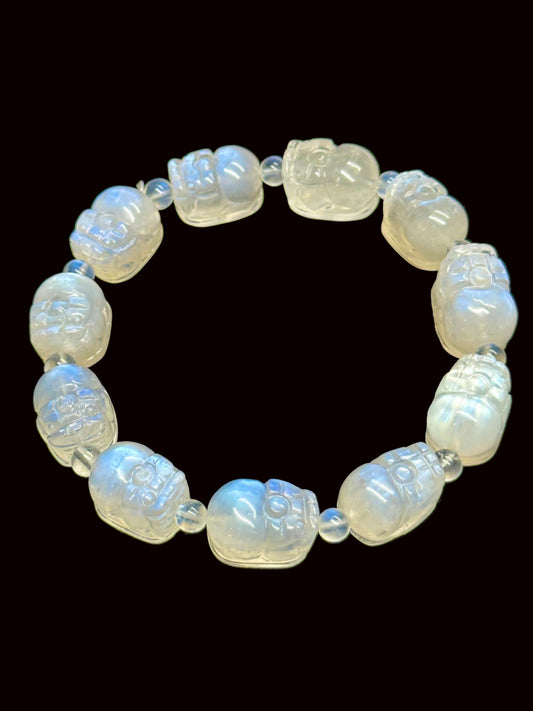 Premium Quality Blue Moonstone Pixiu Bracelet