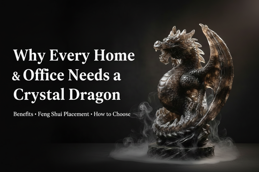 Why Every Home & Office Needs a Crystal Dragon: The Complete Guide to Benefits, Feng Shui Placement & Choosing Your Perfect Stone