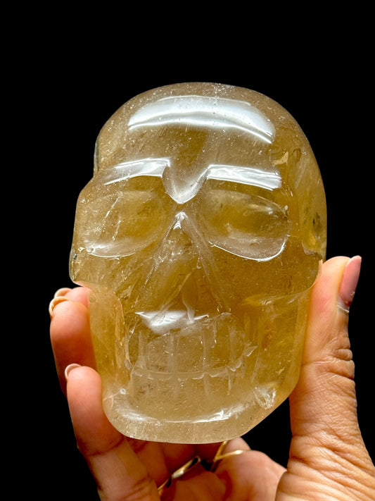 Citrine Skull