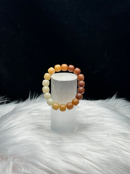 Fengshui Bodhi Bead Bracelet - Natural Healing Energy, 12mm Beads