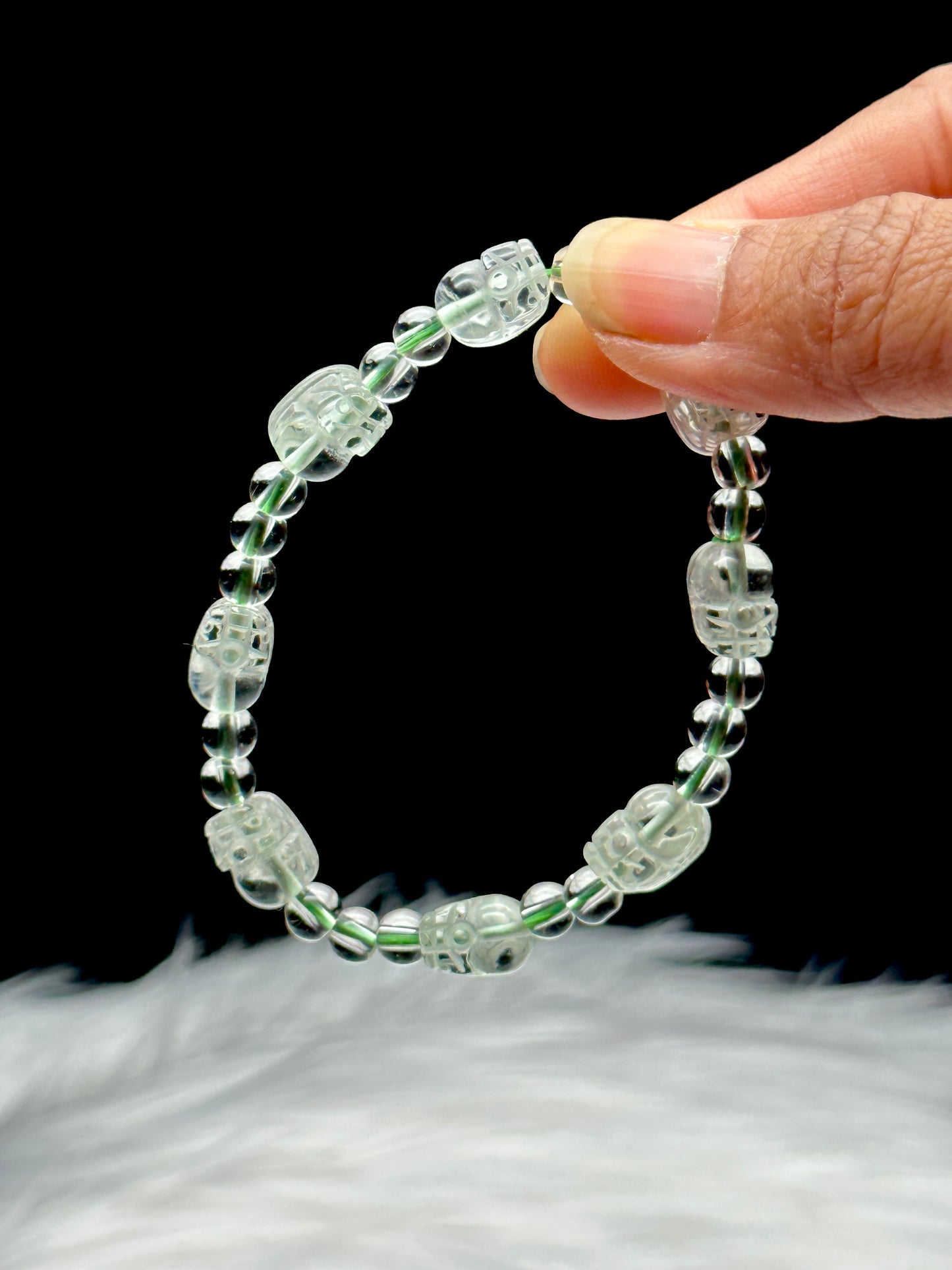 Clear Quartz Pixiu Bracelet - Crystal Healing for Prosperity and Clarity