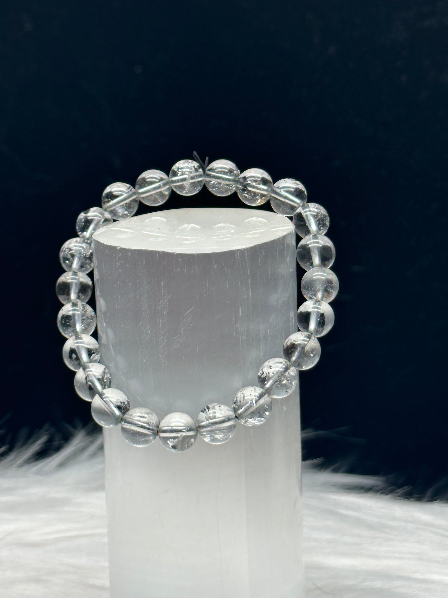 Premium Herkimer Diamond Crystal Bracelet - High Quality, Clarity, and Healing Energies