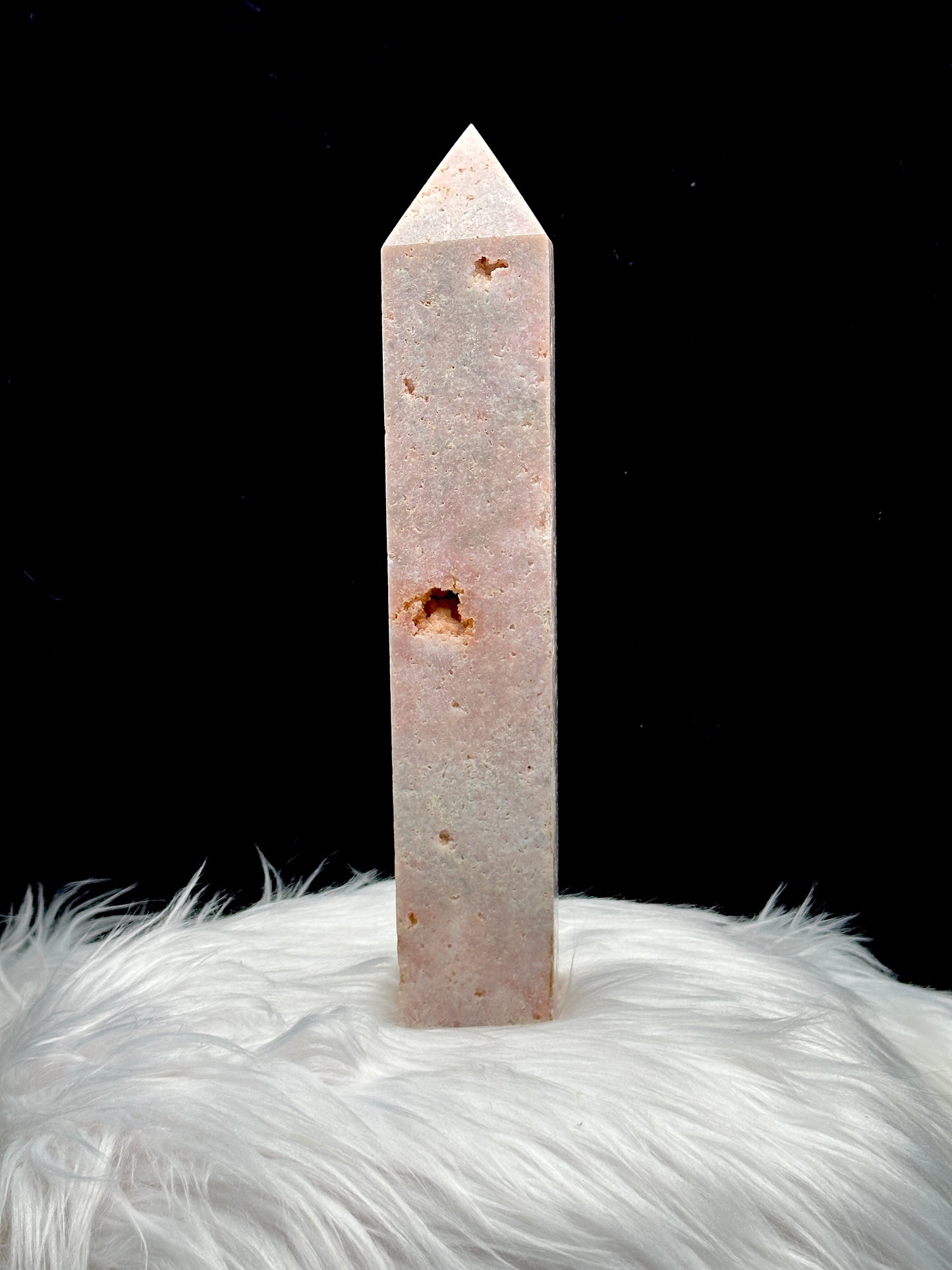 Enormous Pink Amethyst Crystal Point - 11 Inches Tall, 1.38kgs