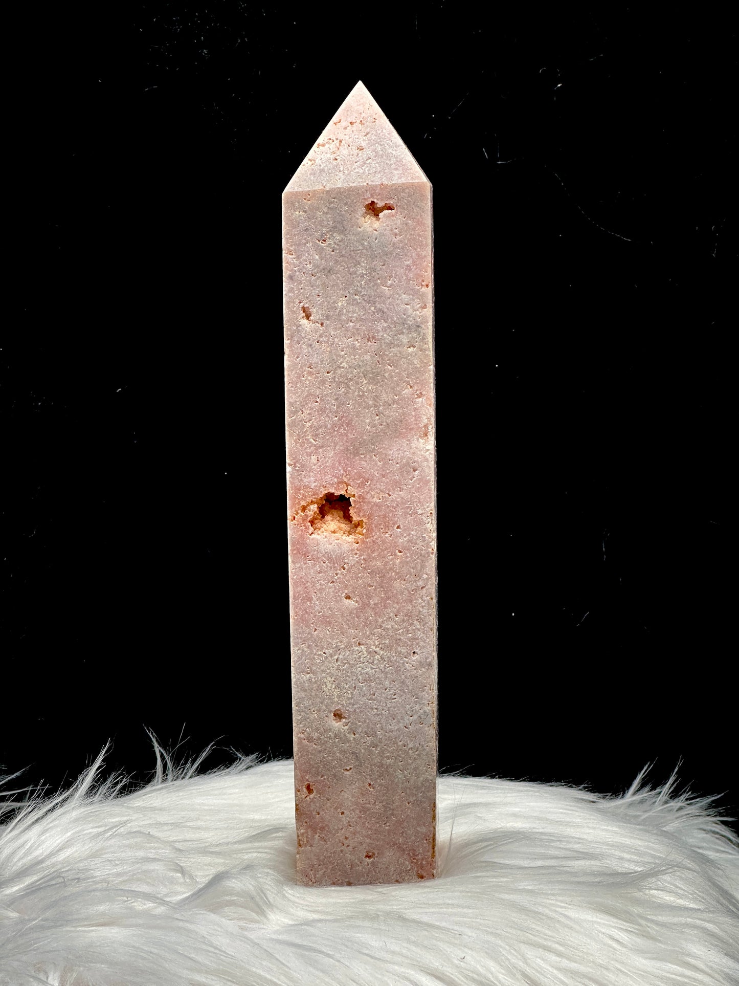 Enormous Pink Amethyst Crystal Point - 11 Inches Tall, 1.38kgs