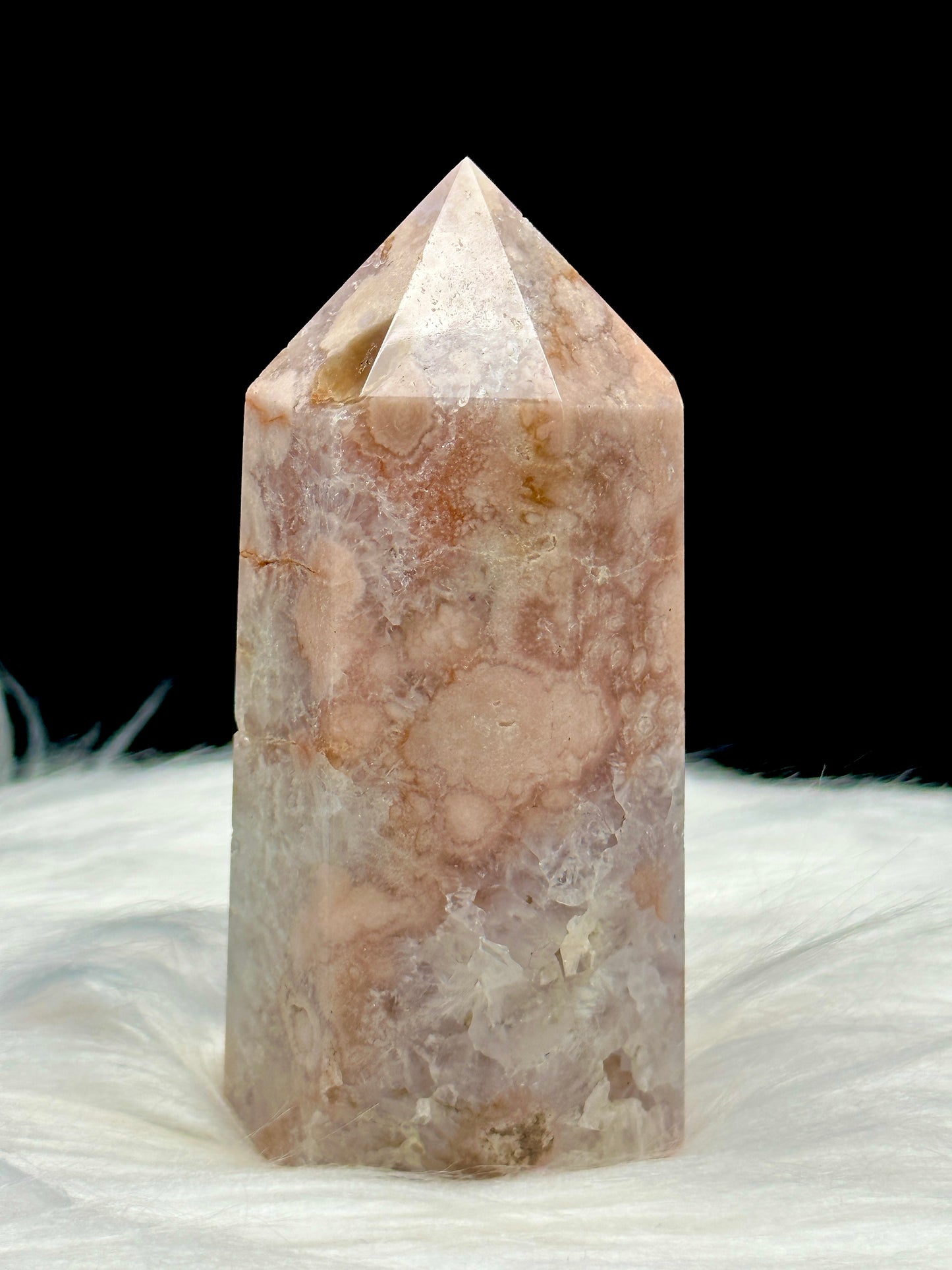 Pink Amethyst Crystal Point/Tower - 216g, 4 Inches High - Unique and Authentic Piece