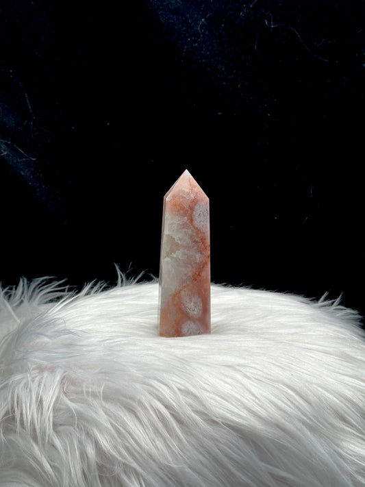 Pink Amethyst Crystal Point/Tower - 247g, 5 Inches - Authentic and Unique