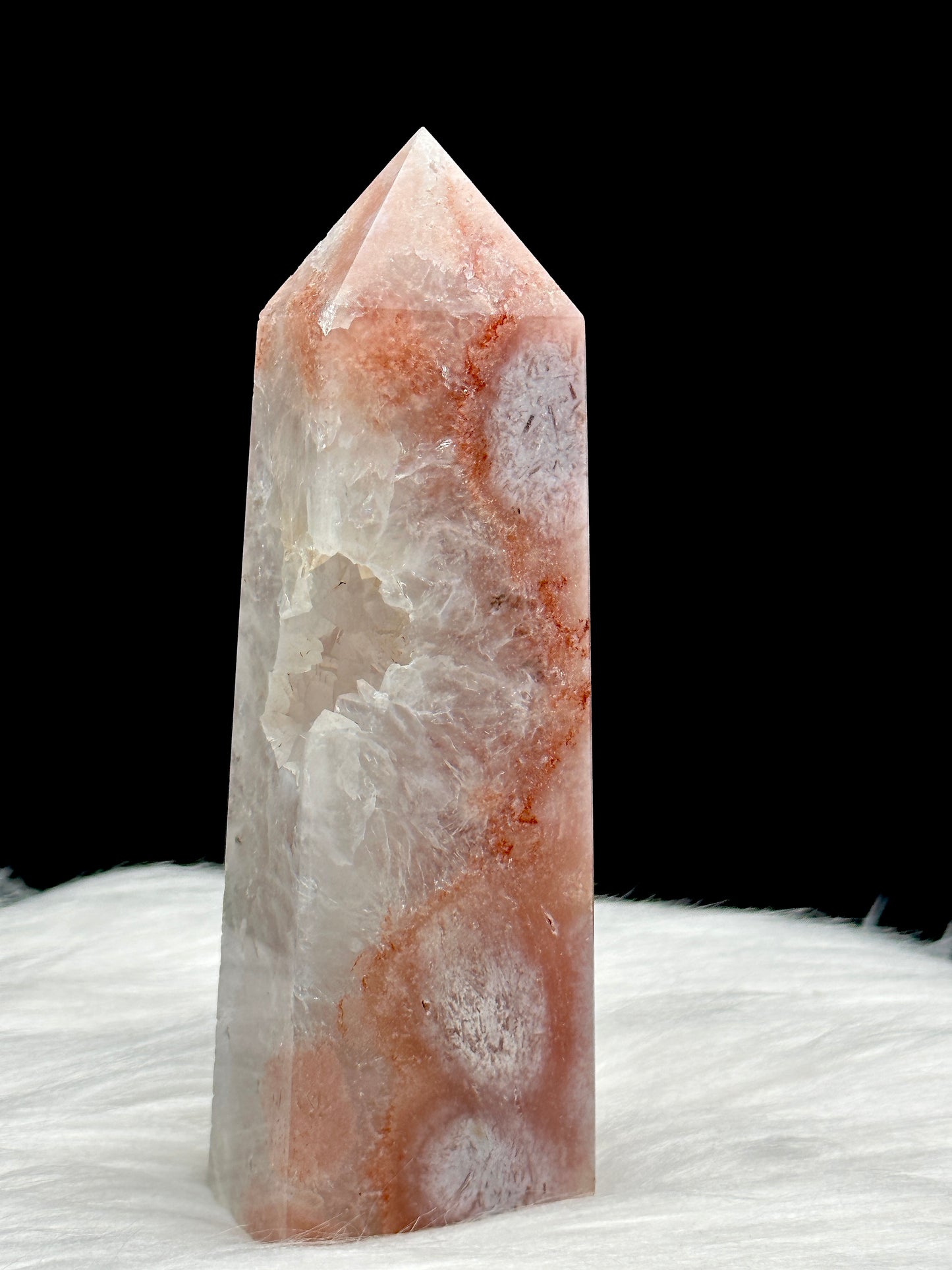 Pink Amethyst Crystal Point/Tower - 247g, 5 Inches - Authentic and Unique