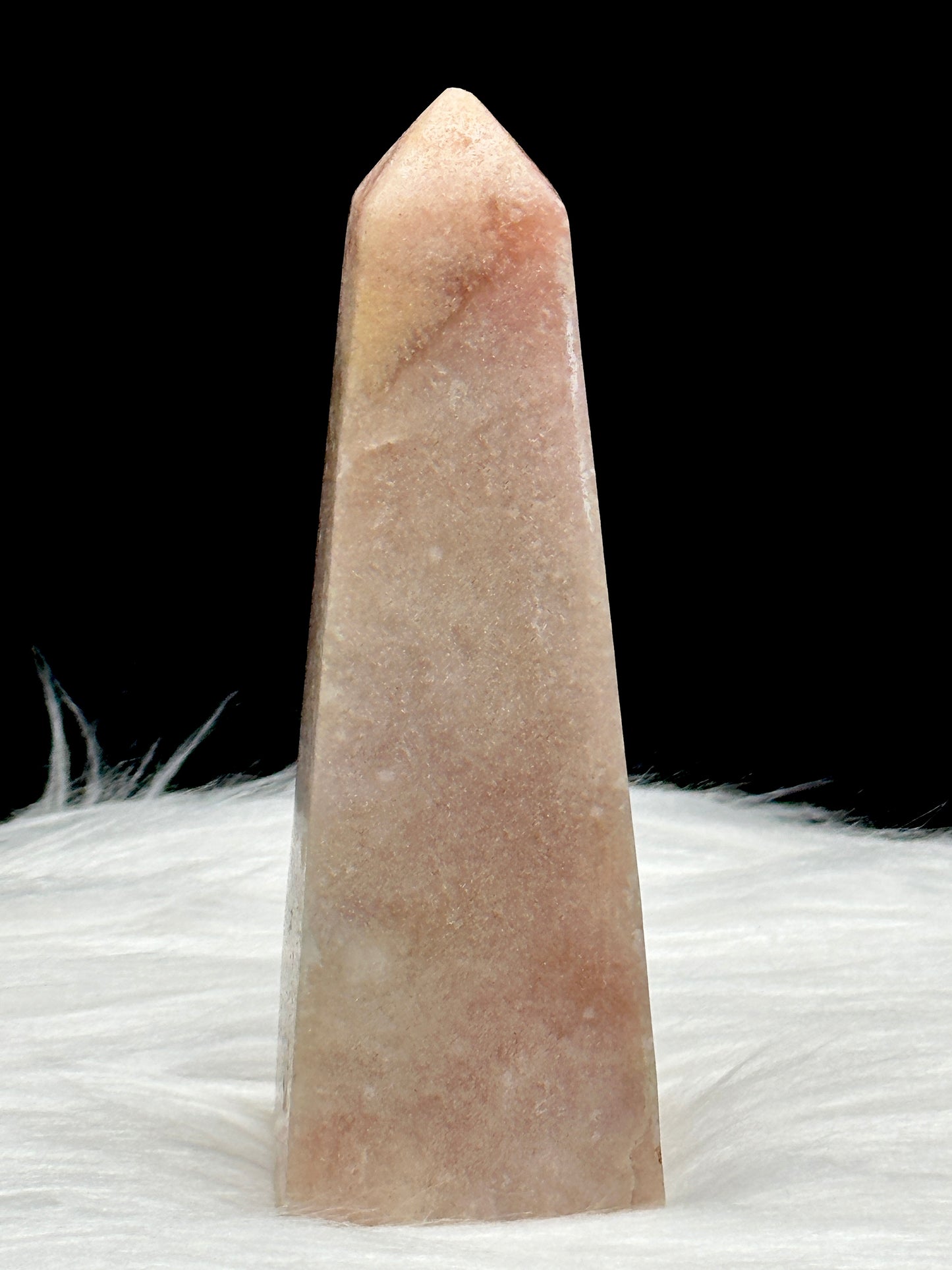 Pink Amethyst Crystal Point Tower - 212g, Approx. 4 inches