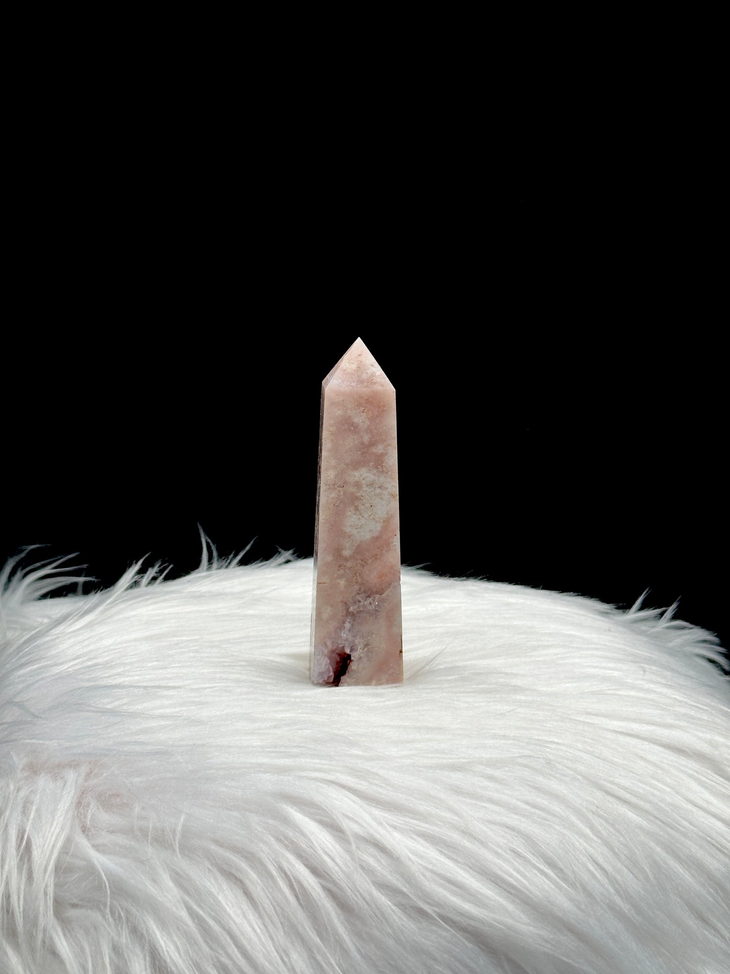 Pink Amethyst Crystal Point Tower - 164g, 4.1 inches