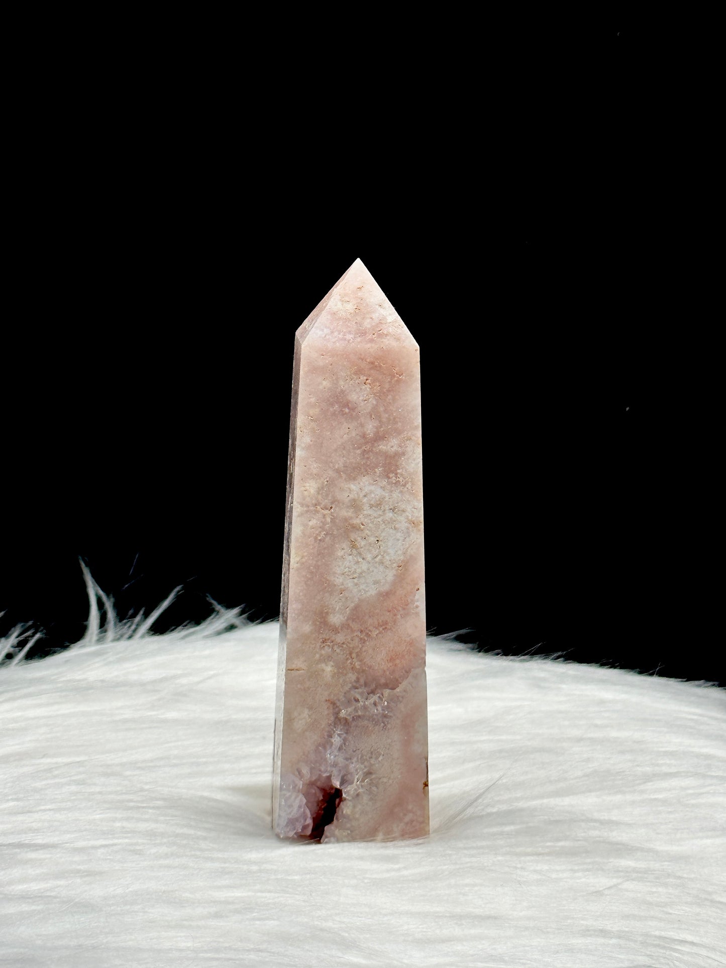 Pink Amethyst Crystal Point Tower - 164g, 4.1 inches