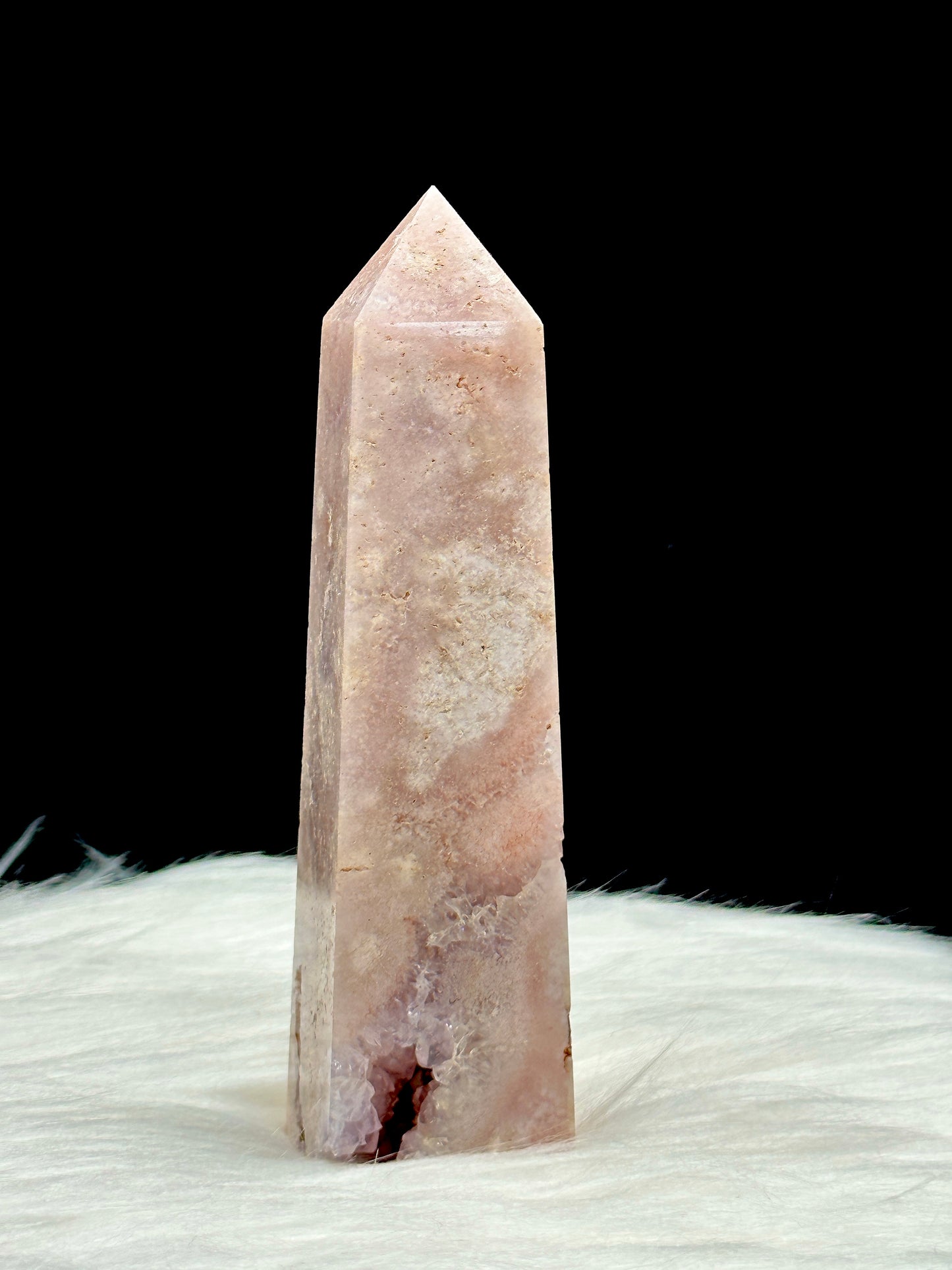 Pink Amethyst Crystal Point Tower - 164g, 4.1 inches