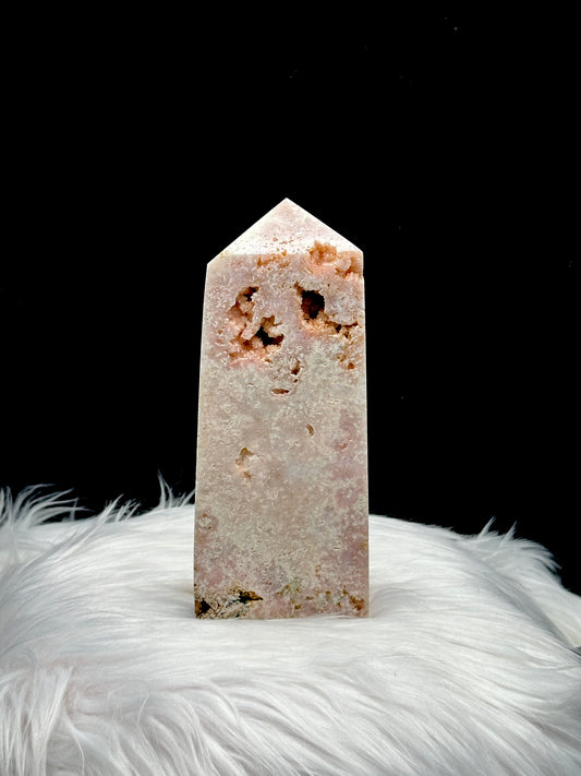 High Quality Pink Amethyst Crystal Point/Tower - 1.07 kg, Approx. 6 Inches