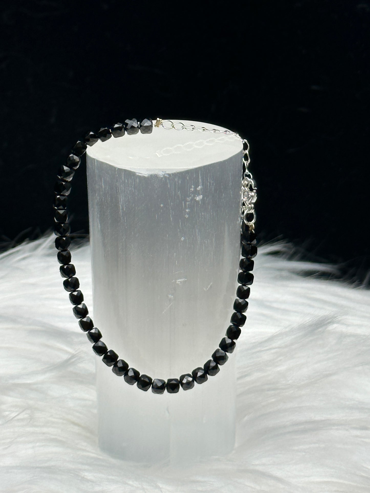 Black Spinel Crystal Bracelet