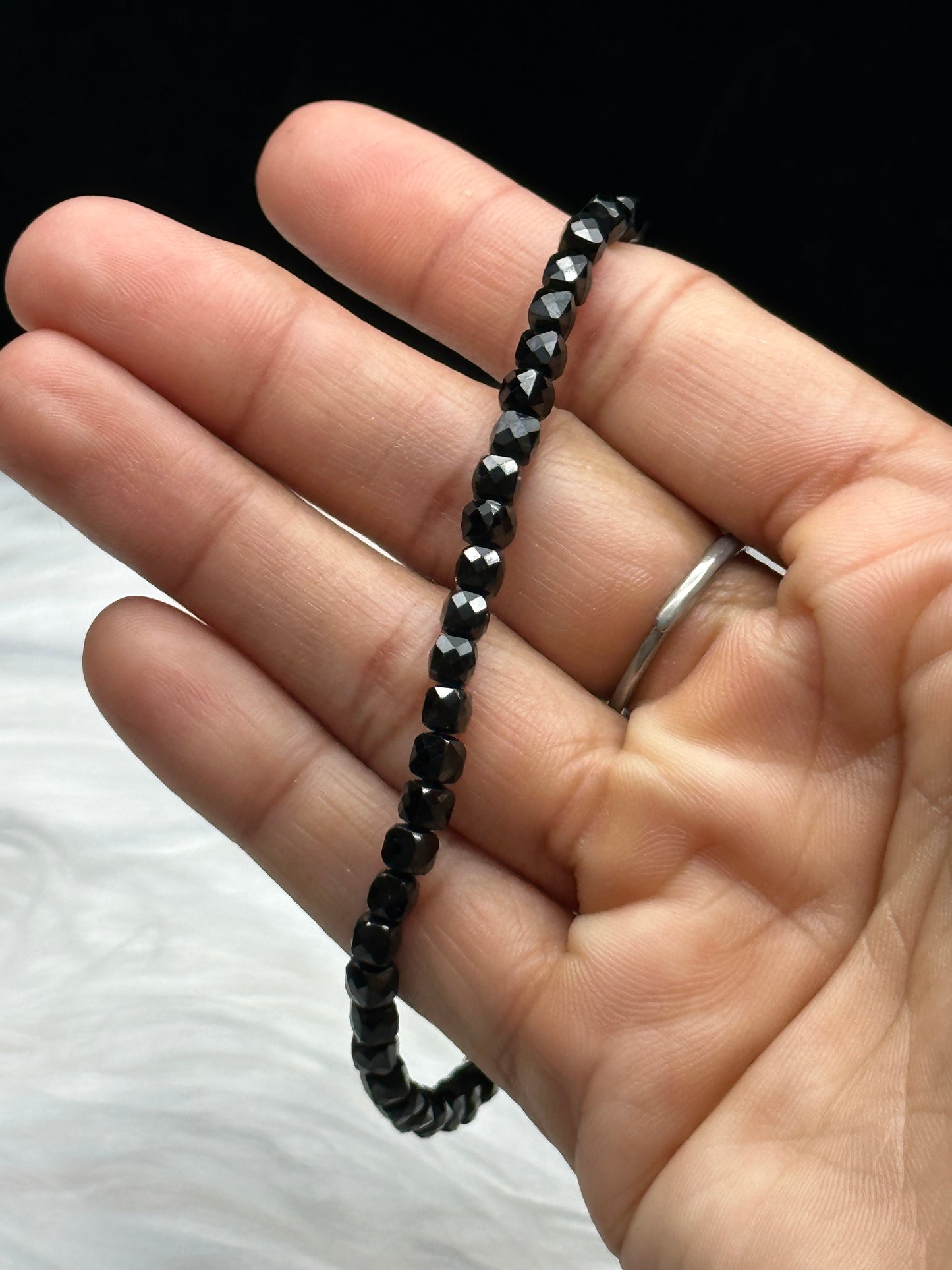 Black Spinel Crystal Bracelet