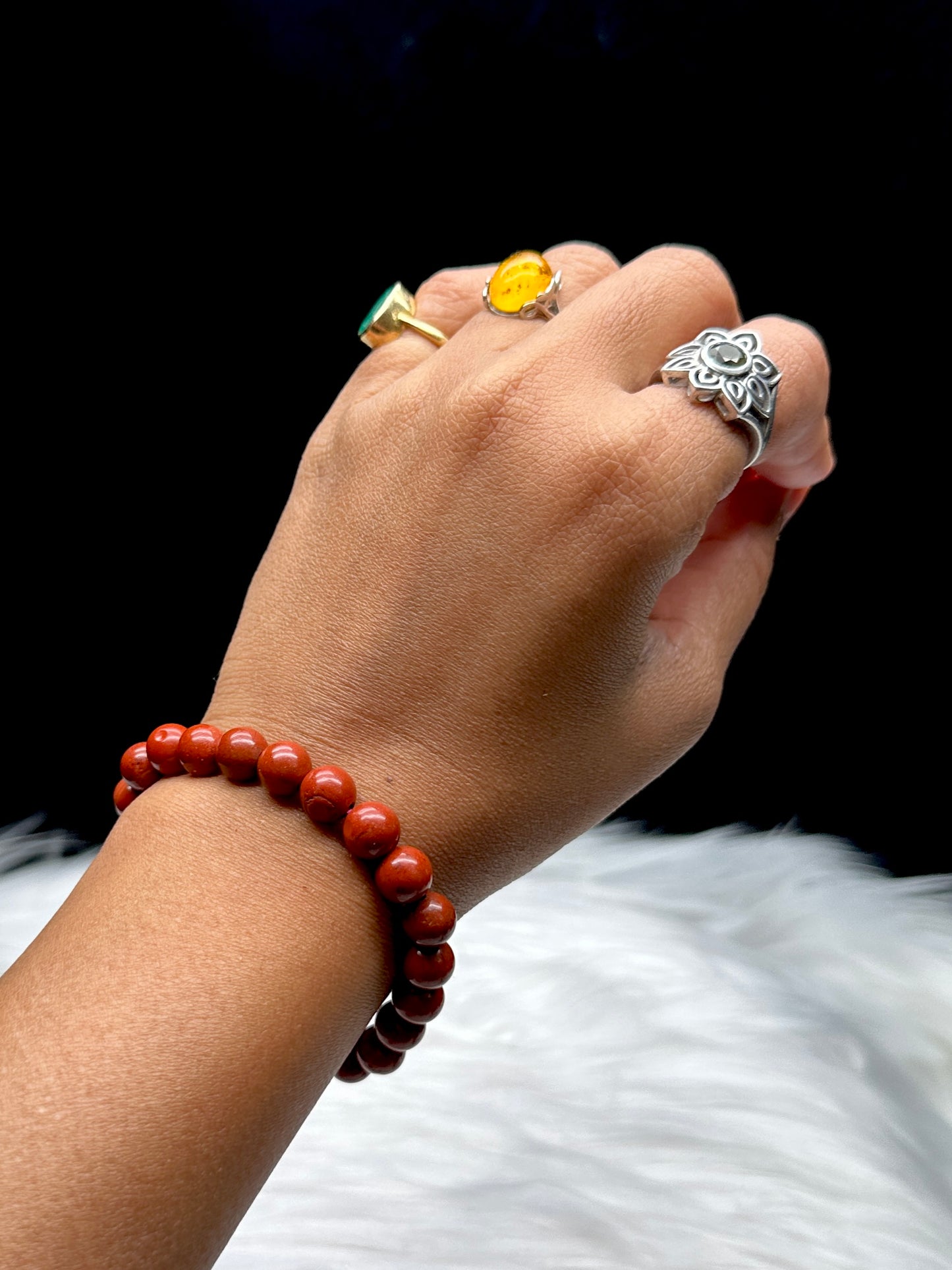 Red Jasper Crystal Bracelet - 8mm