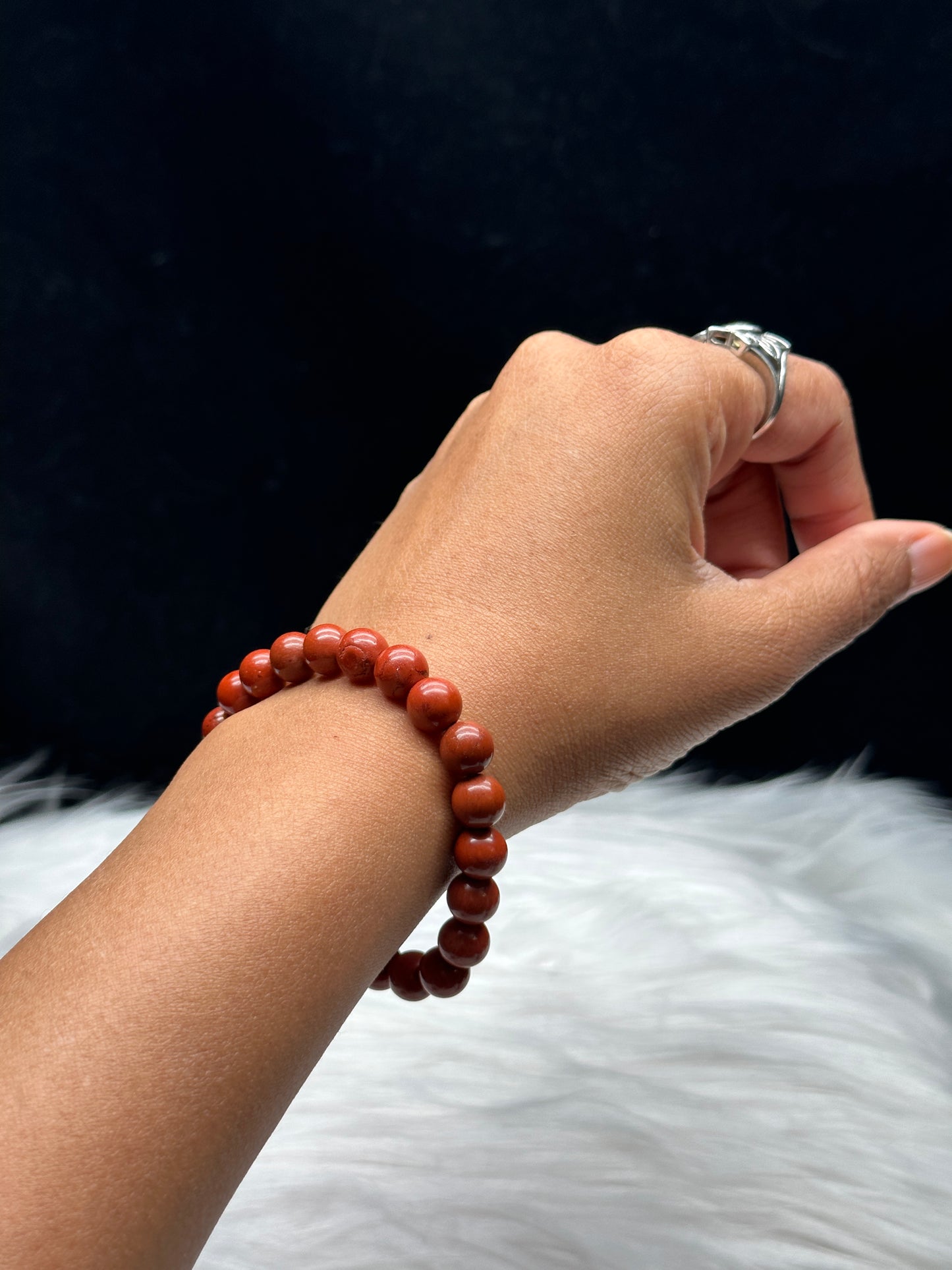 Red Jasper Crystal Bracelet - 8mm