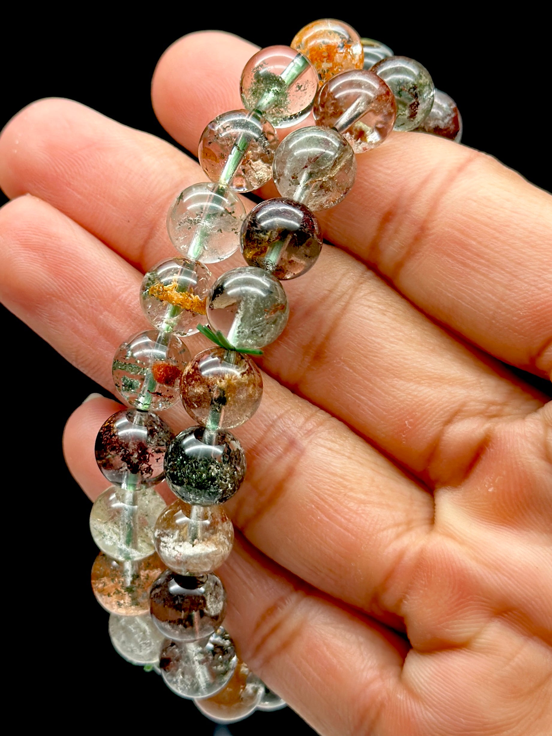 High-Quality Garden Quartz Crystal Bracelet – NirViv Crystals and