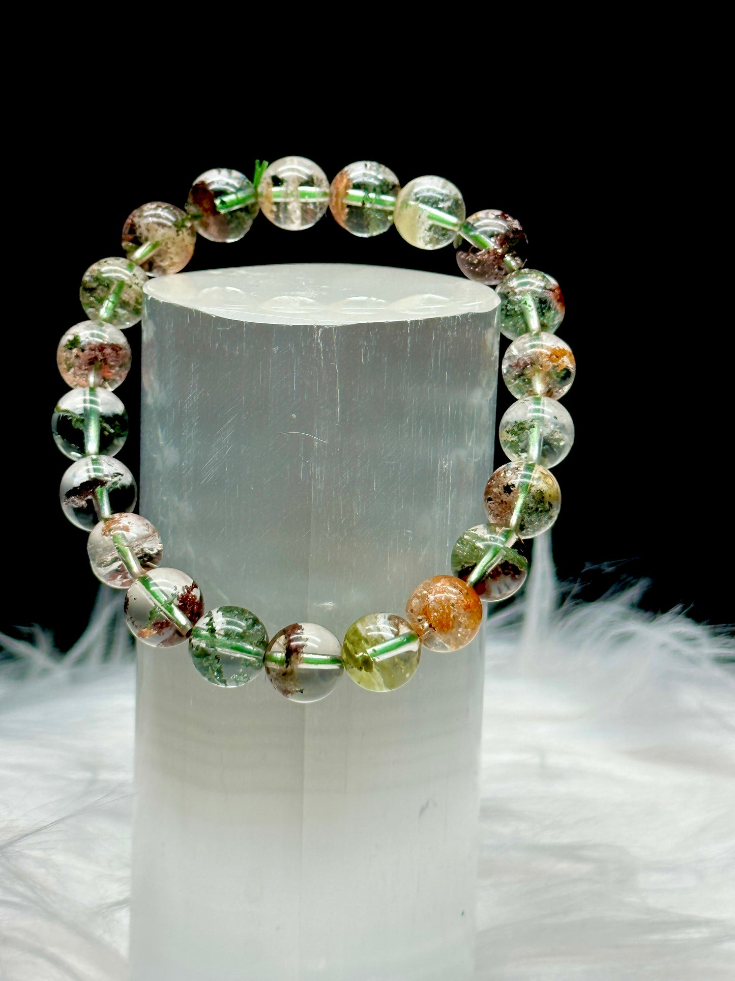 High-Quality Garden Quartz Crystal Bracelet