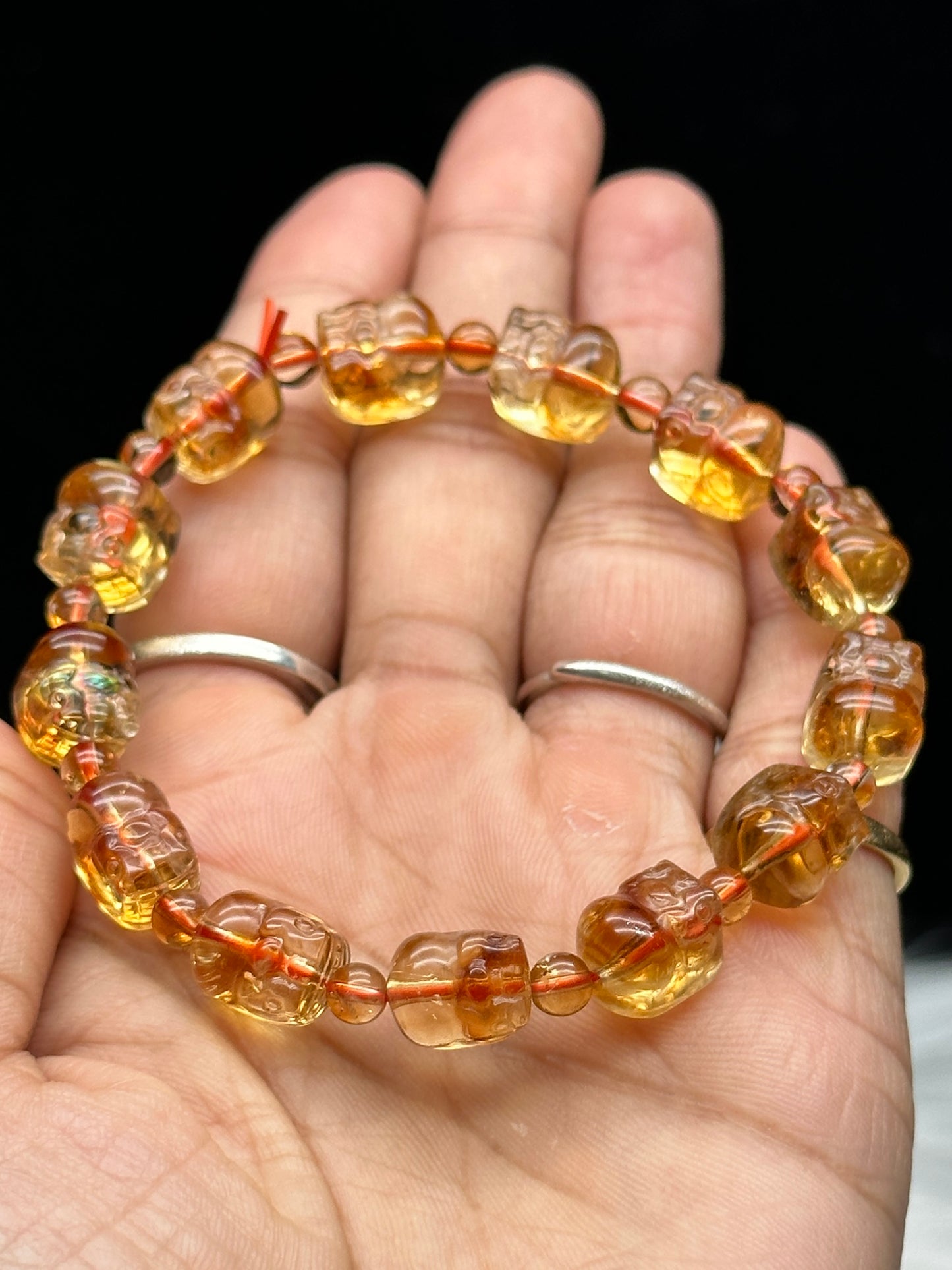 Empower Your Wealth Journey: Highest Quality Citrine Crystal Pixiu Bracelet