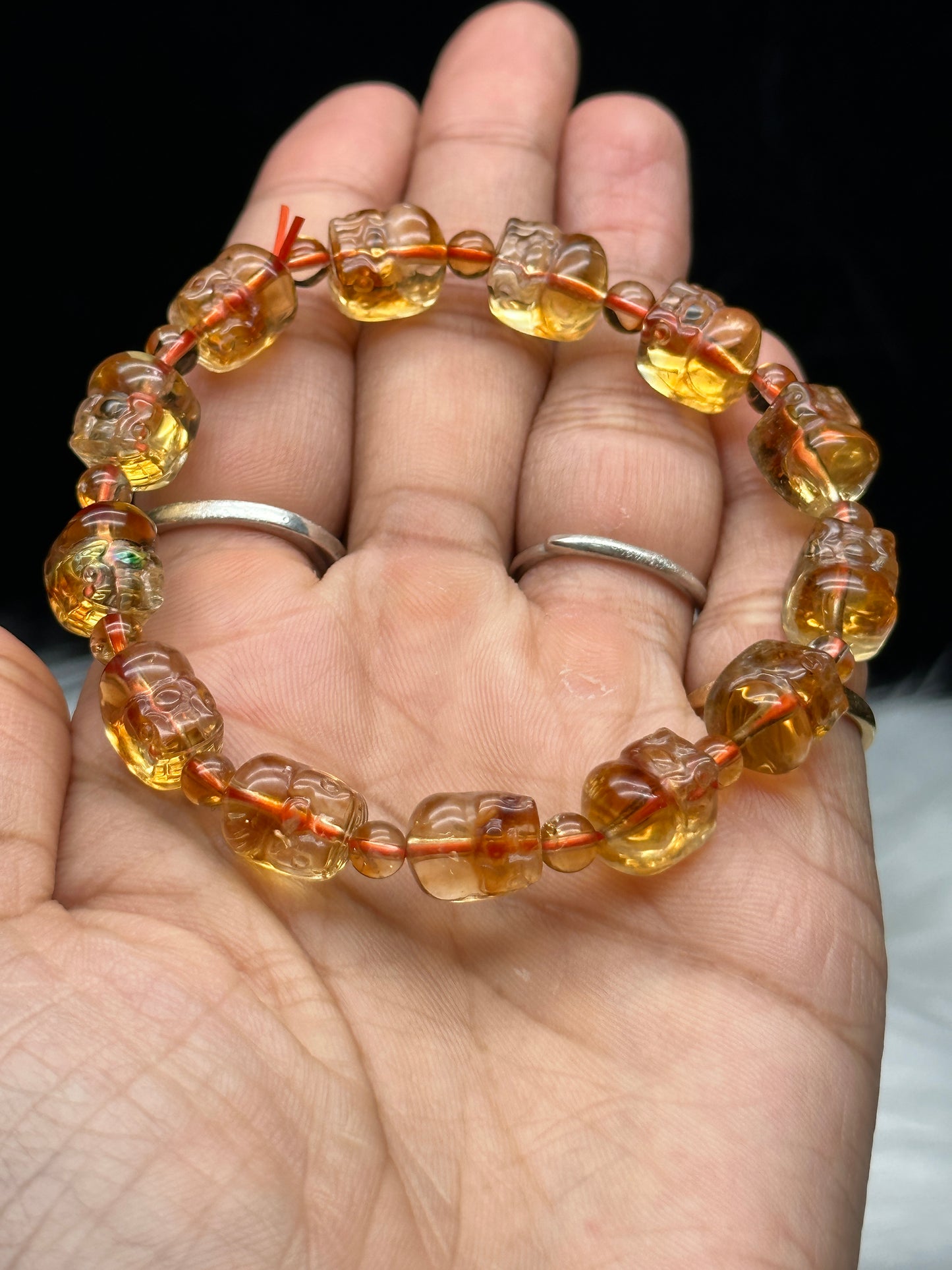 Empower Your Wealth Journey: Highest Quality Citrine Crystal Pixiu Bracelet