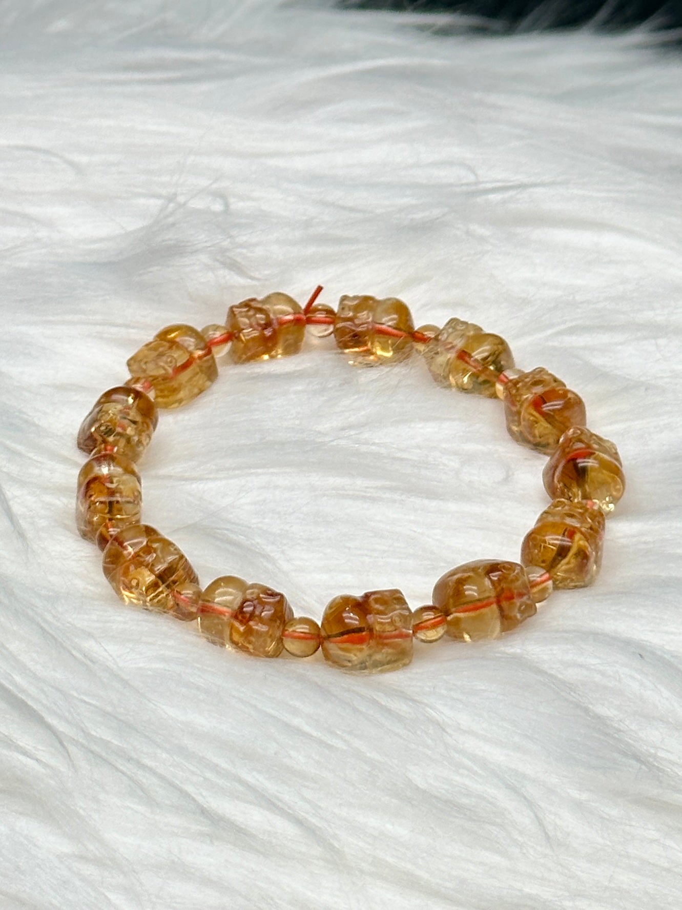 Empower Your Wealth Journey: Highest Quality Citrine Crystal Pixiu Bracelet