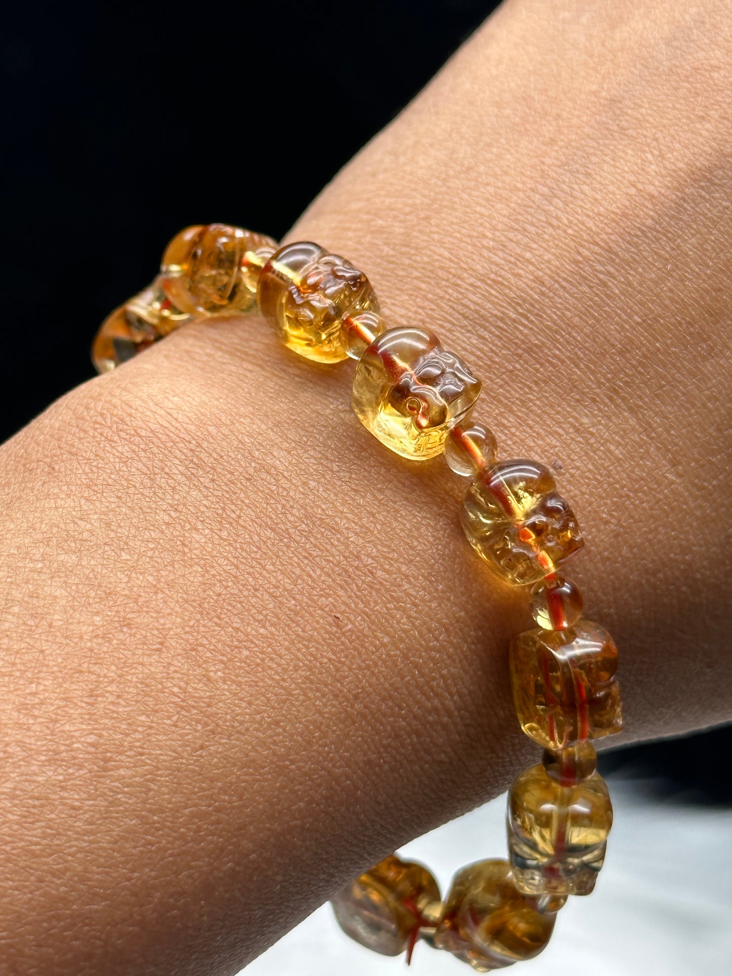 Empower Your Wealth Journey: Highest Quality Citrine Crystal Pixiu Bracelet