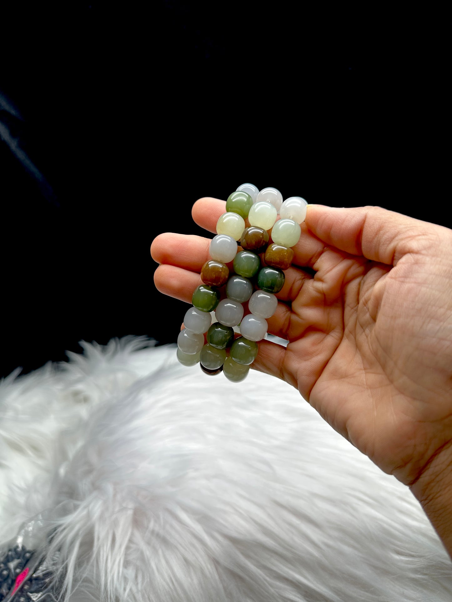 Bodhi Root Crystal Healing Bracelet with Stunning 12mm Beads - Manifest Positivity and Style