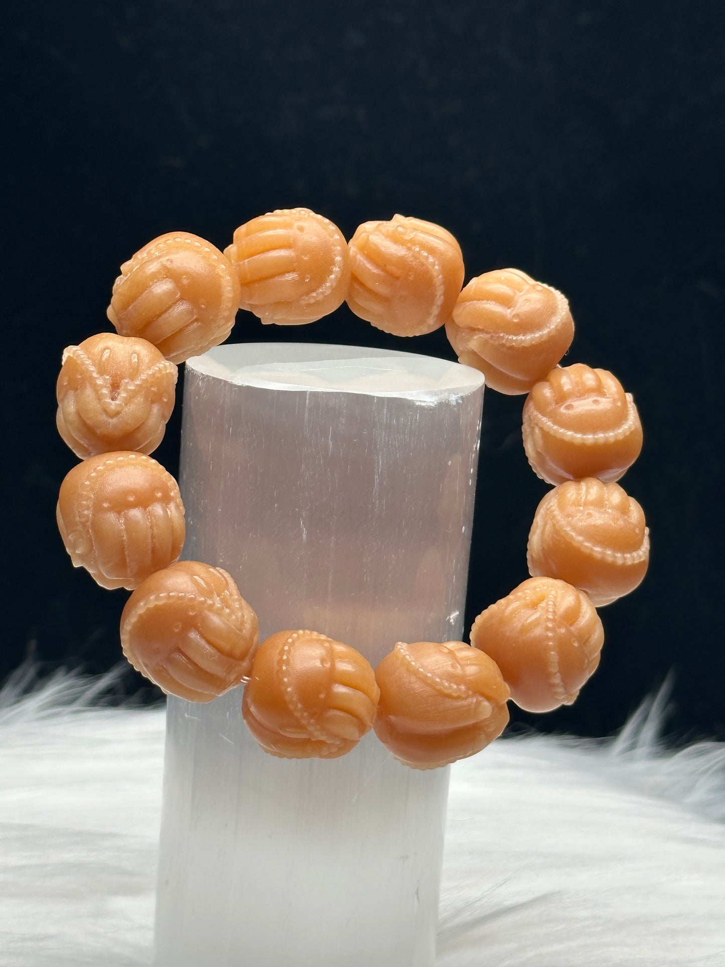 Tibetan Buddhist Natural Wood Hand Carving Bracelet - Embrace Spiritual Serenity