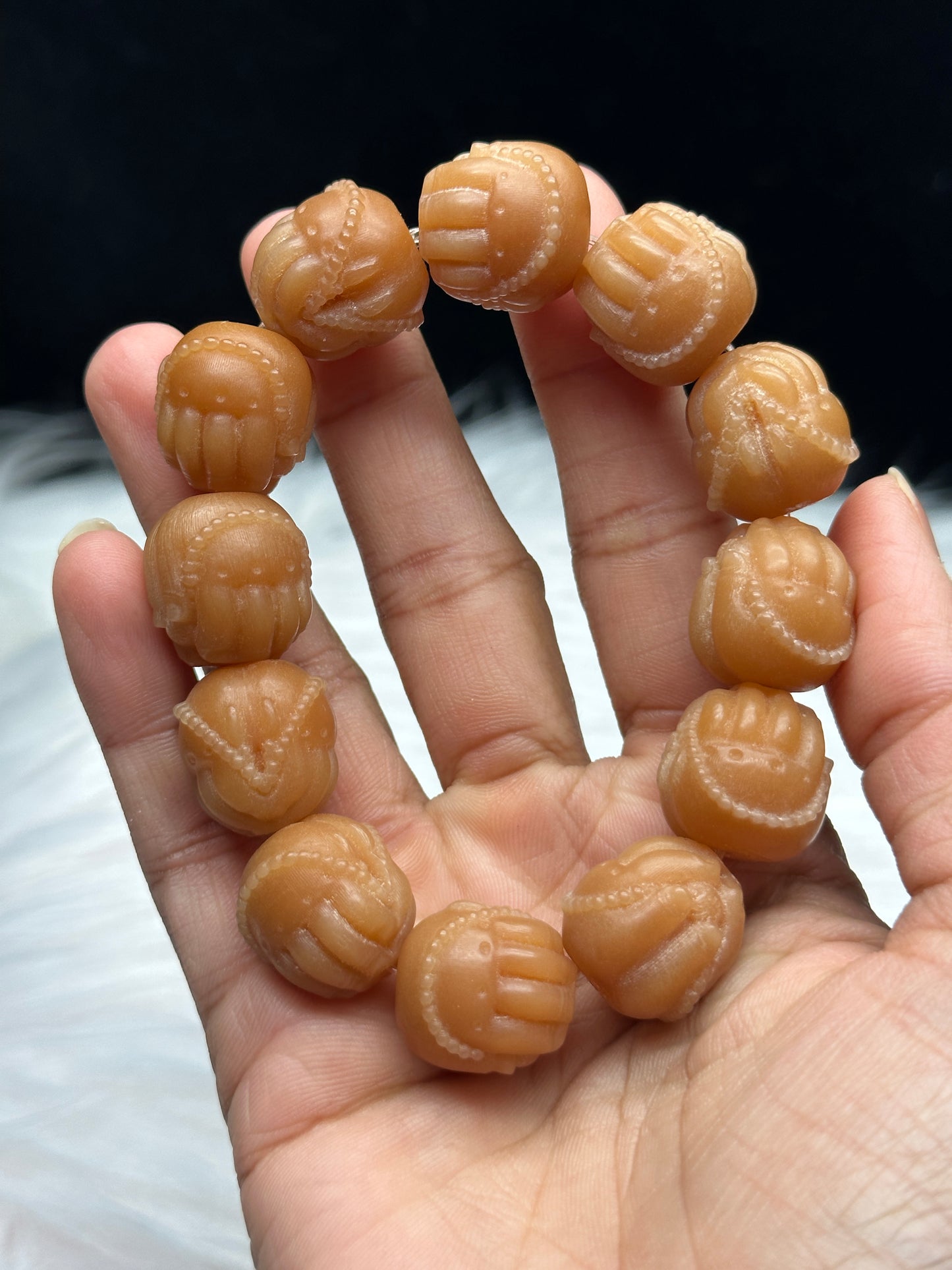 Tibetan Buddhist Natural Wood Hand Carving Bracelet - Embrace Spiritual Serenity