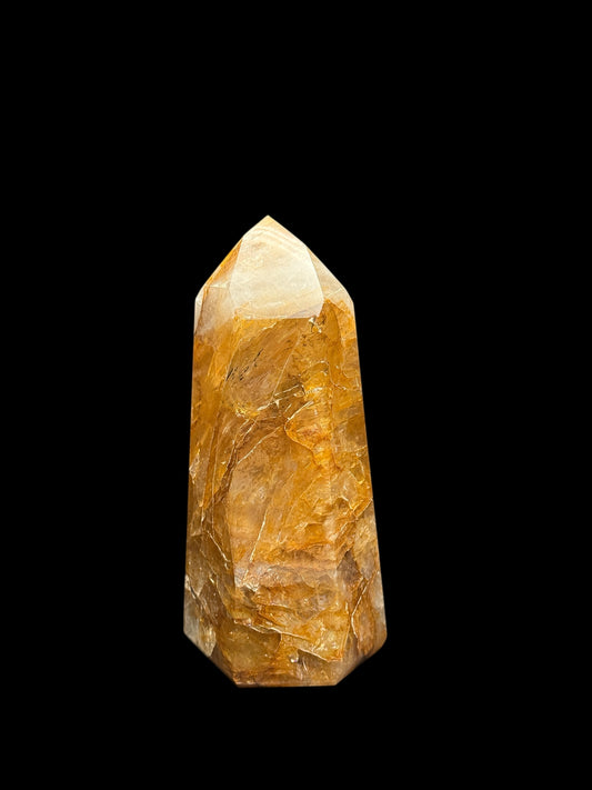 Large Golden Healer Quartz Point Tower – 6.4 Inches Tall, 784 Grams