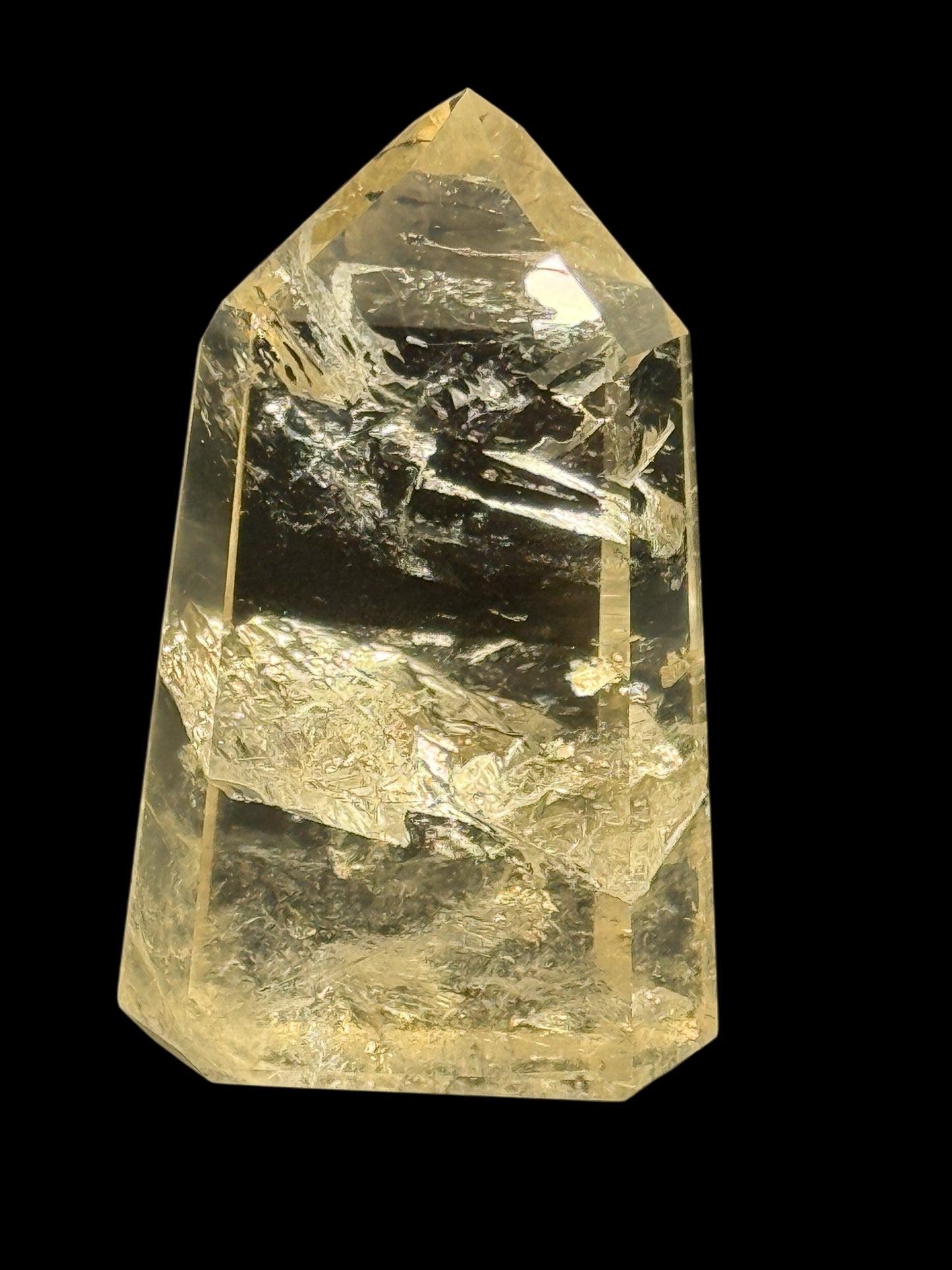 AAA Grade Natural Citrine Crystal Point – 4 Inches Tall