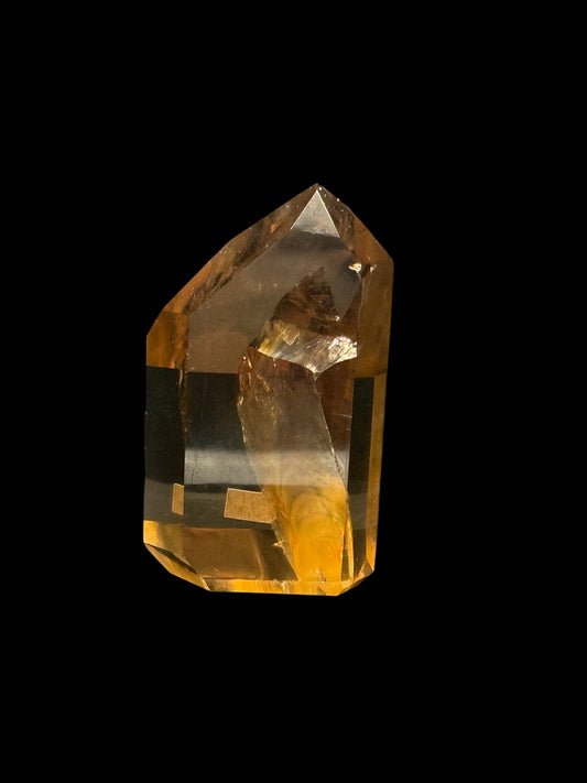 AAA Grade Citrine Crystal Tower – 3.5" Natural Point for Abundance & Energy Healing