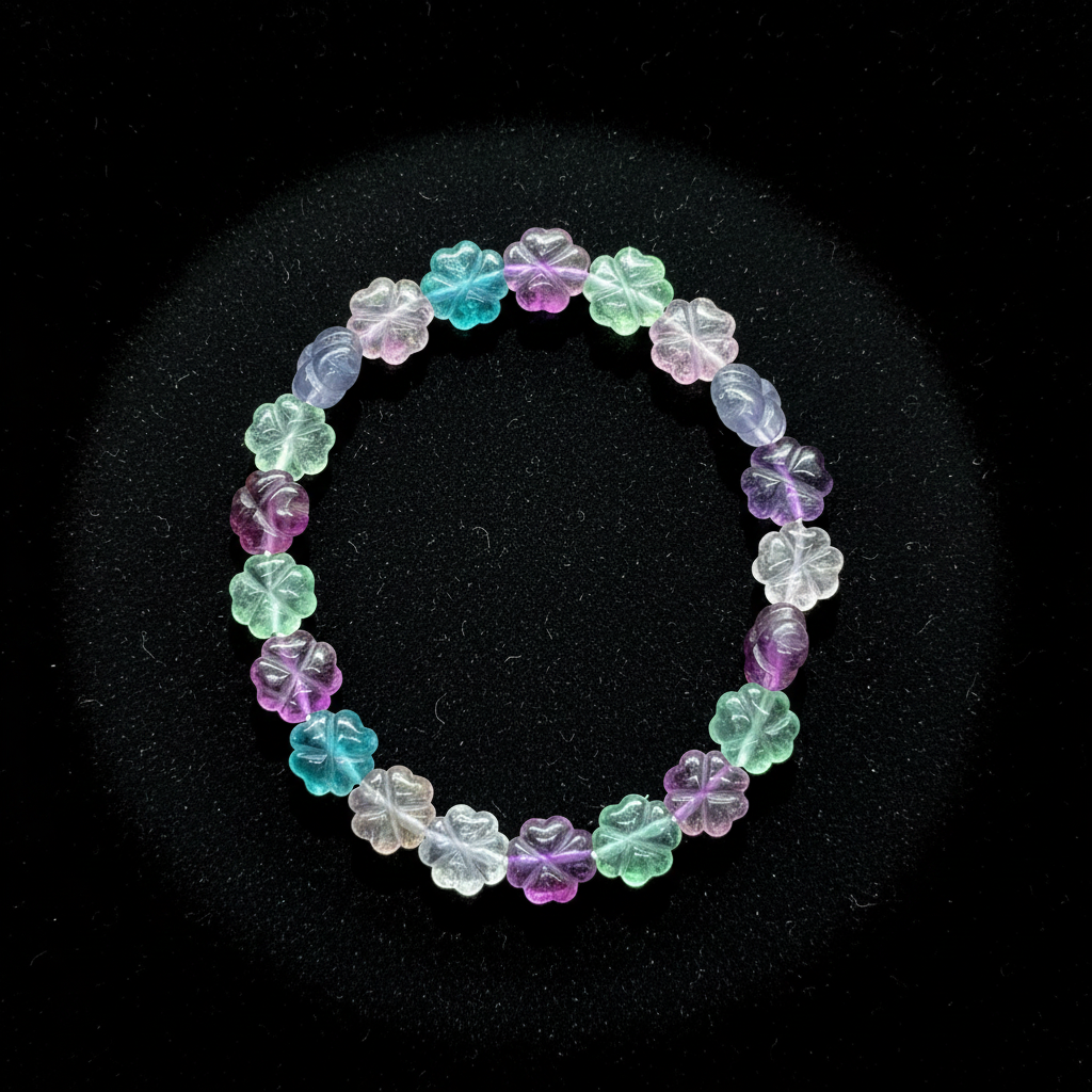 Fluorite Flower Bracelet - Hero
