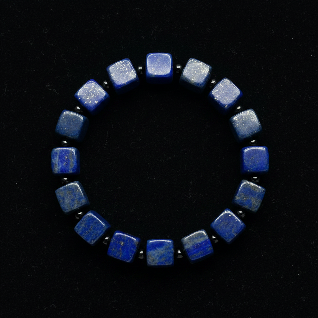 Lapis Lazuli - Black Flat Lay