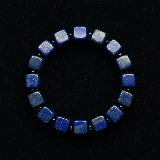 Lapis Lazuli - Black Flat Lay