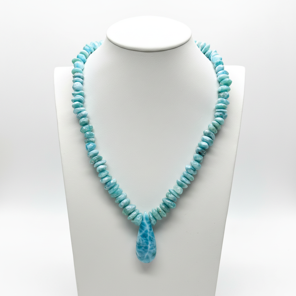 Larimar Necklace Hero Shot