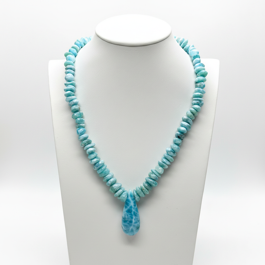 Larimar Necklace Hero Shot