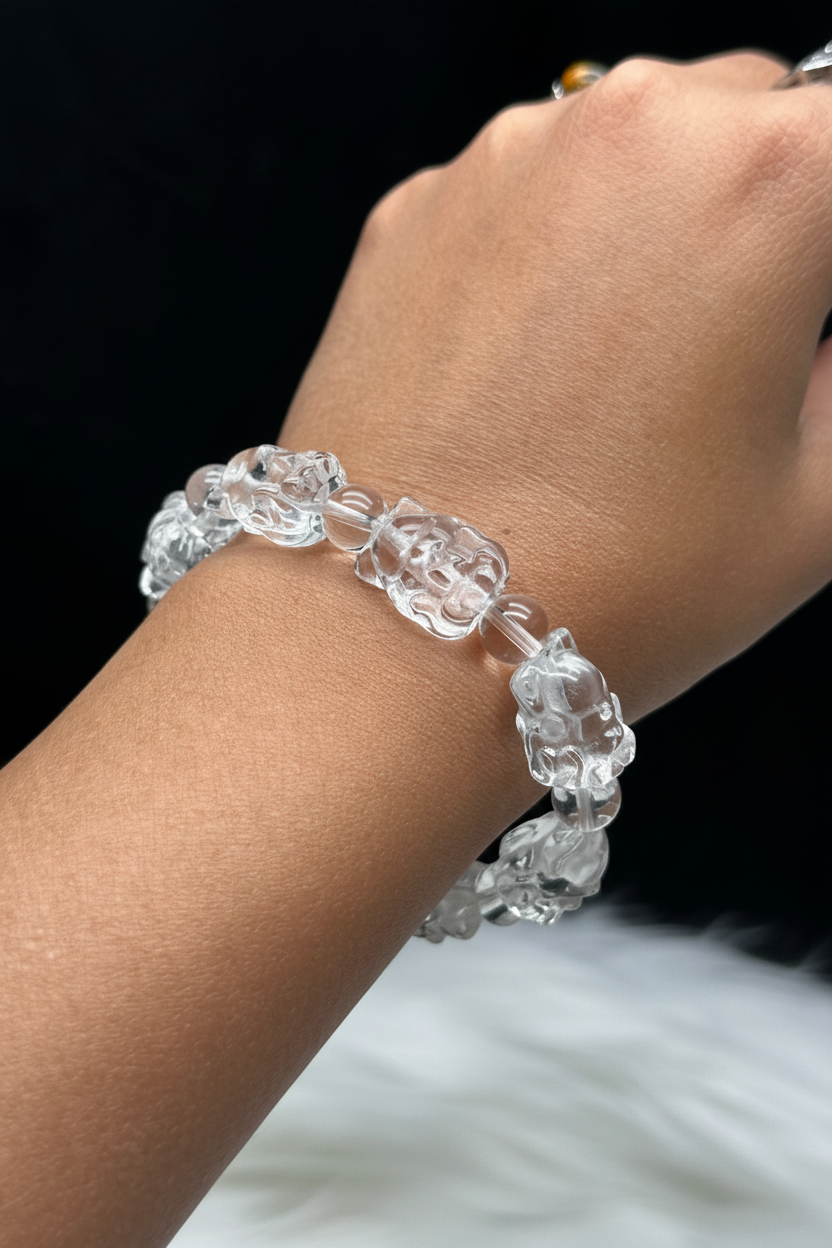 Nine-Tailed Fox Bracelet - Worn Shot