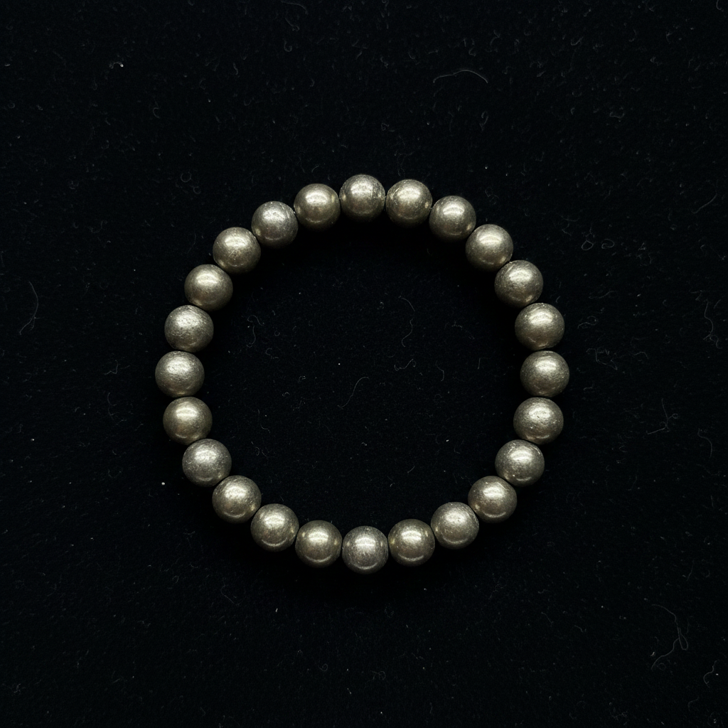 Pyrite Bracelet - Flat Lay
