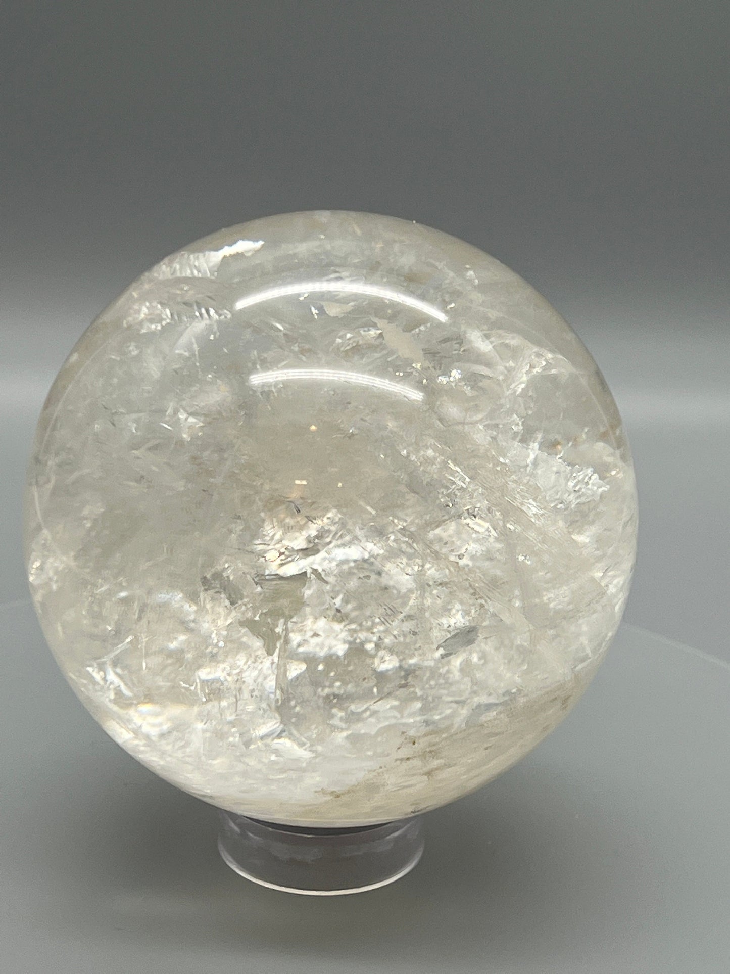 Large Natural Clear Quartz Sphere | Crystal ball -