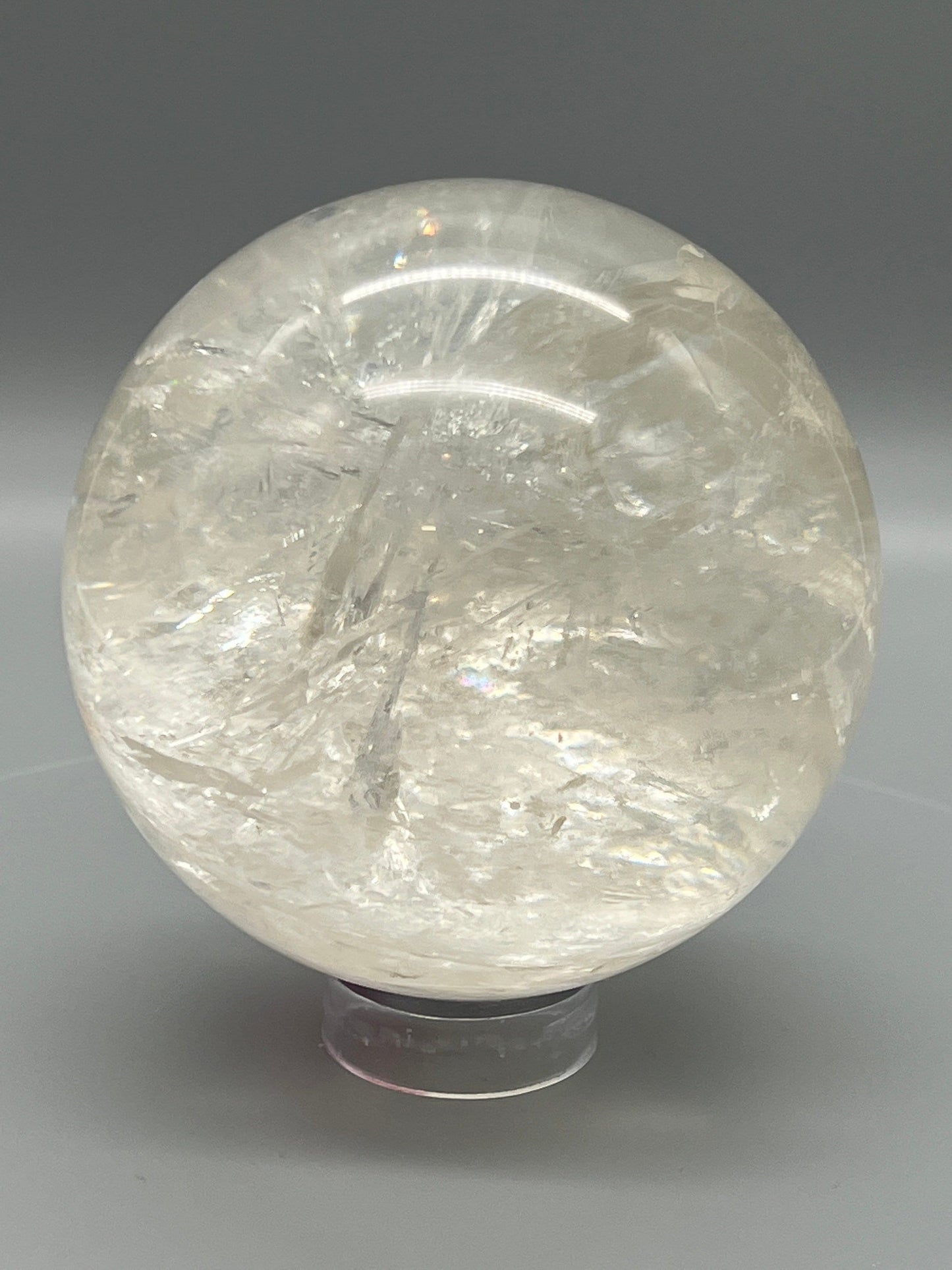 Large Natural Clear Quartz Sphere | Crystal ball -