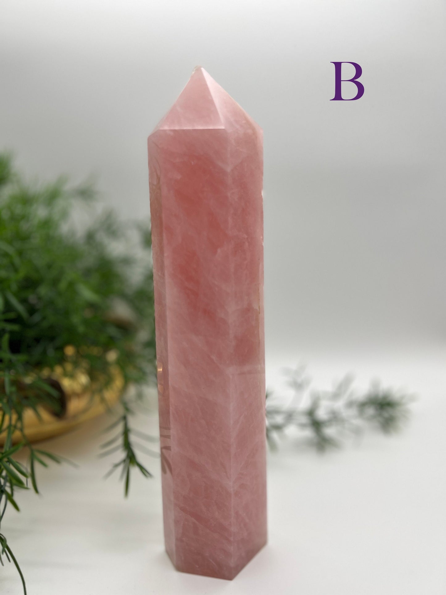 XL Rose quartz towers , Rose quartz points