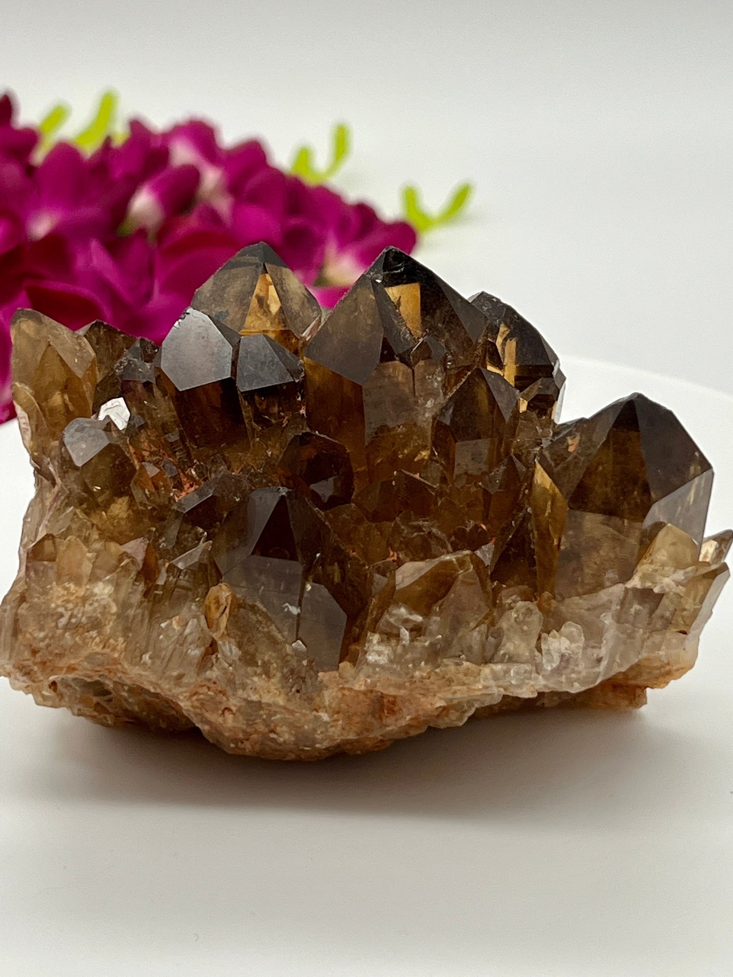 Large Kundalini Congo Citrine Cluster | Natural Citrine Kundalini Quartz Cluster