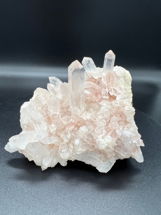 Himalayan quart cluster | himalayan samadhi quartz | pink himalayan quartz cluster