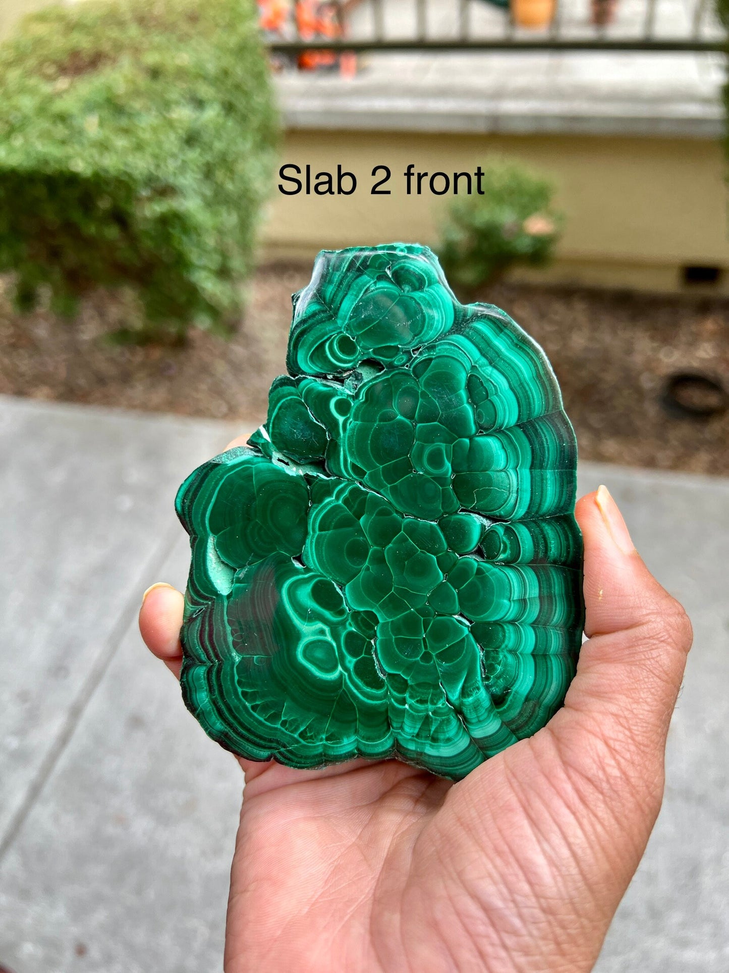 Large Malachite freeform pair| A pair of Free Form Malachite | Malachite Slab pair