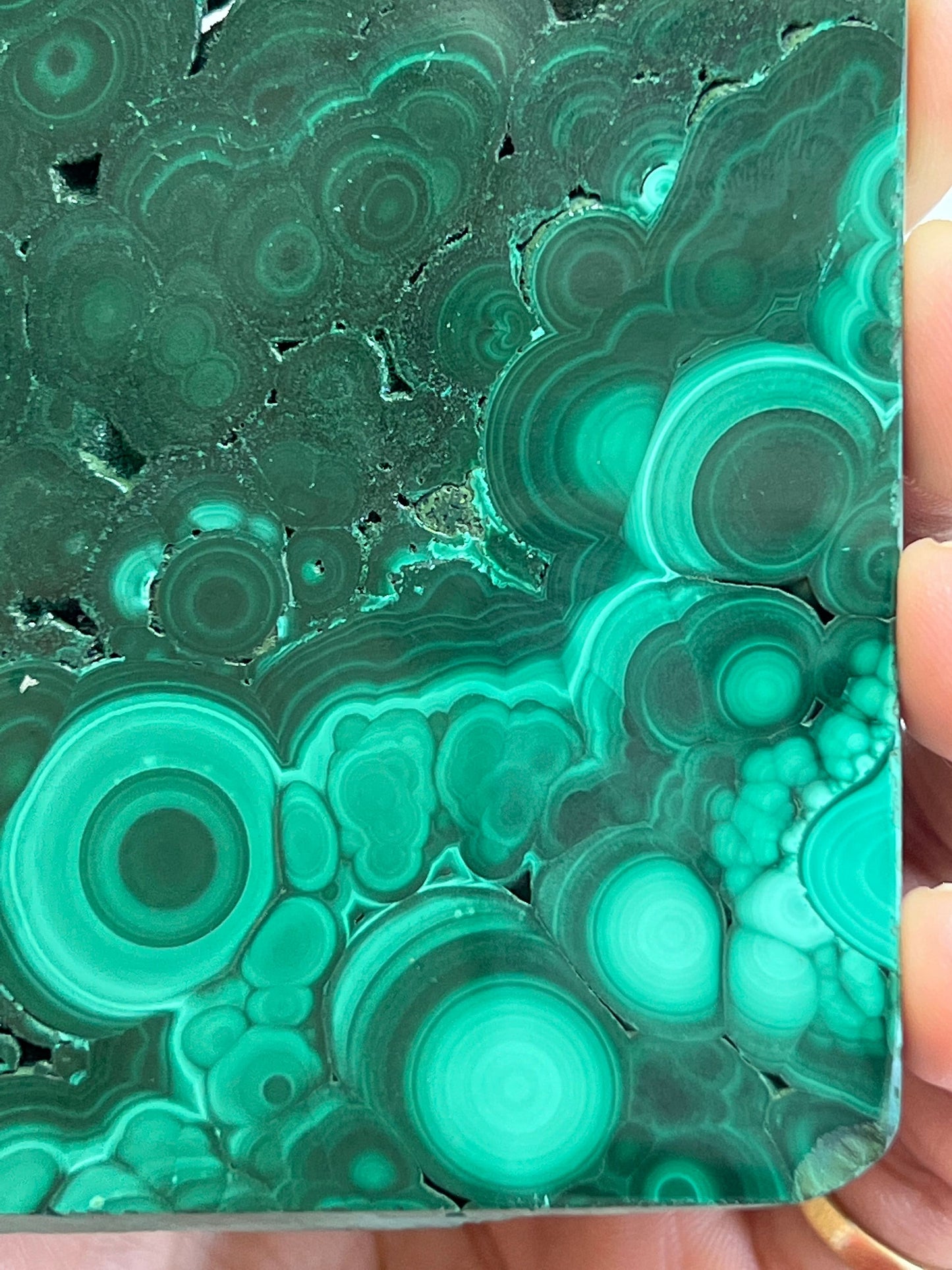 High quality Malachite slab | Malachite freeform slab