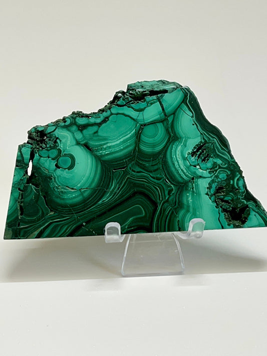 Malachite slab